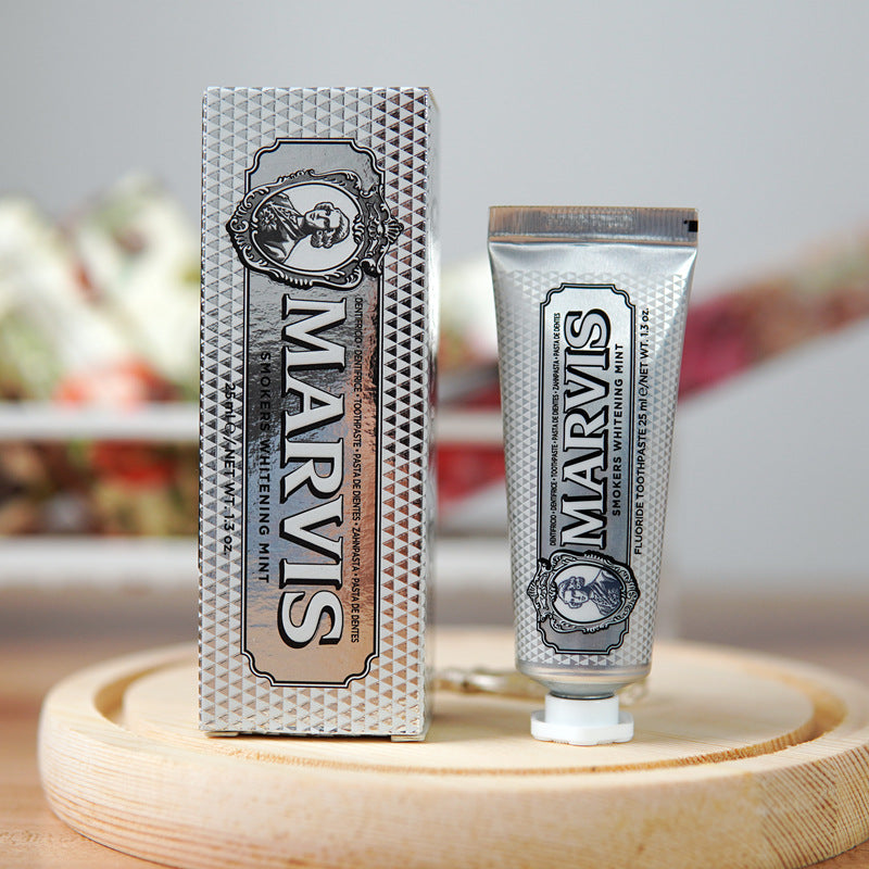 معجون marvis الإيطالي لتبييض الأسنان ( حجم كبير 85 ملل )